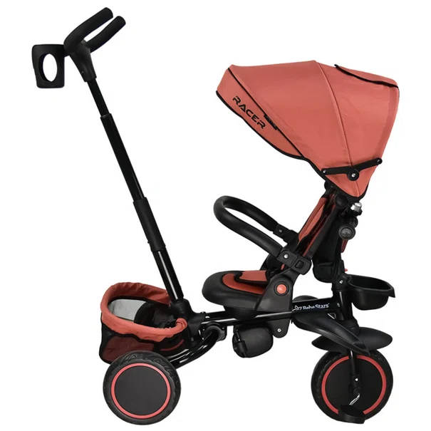 Ποδήλατο Τρίκυκλο (12 Μηνών - 5 Ετών) Bebe Stars 360° Racer 3in1 Sunburnt 820-185