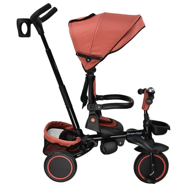 Ποδήλατο Τρίκυκλο (12 Μηνών - 5 Ετών) Bebe Stars 360° Racer 3in1 Sunburnt 820-185