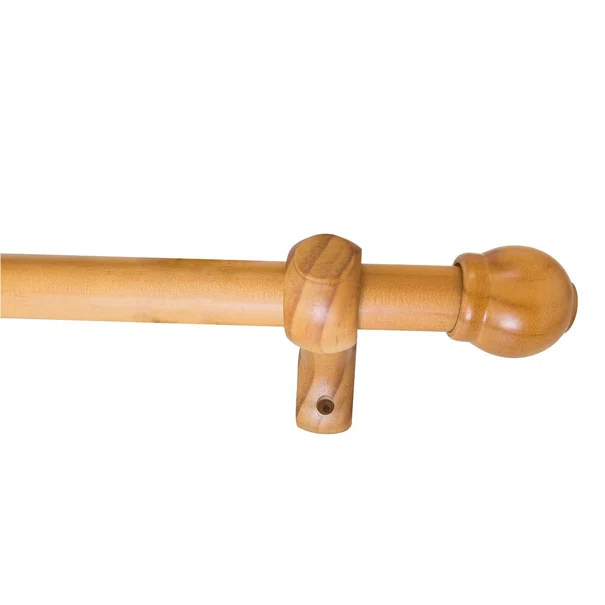 Κουρτινόξυλο Φ28mm Μονό 200cm Με Άκρα Grace Bolonga Natural 99720
