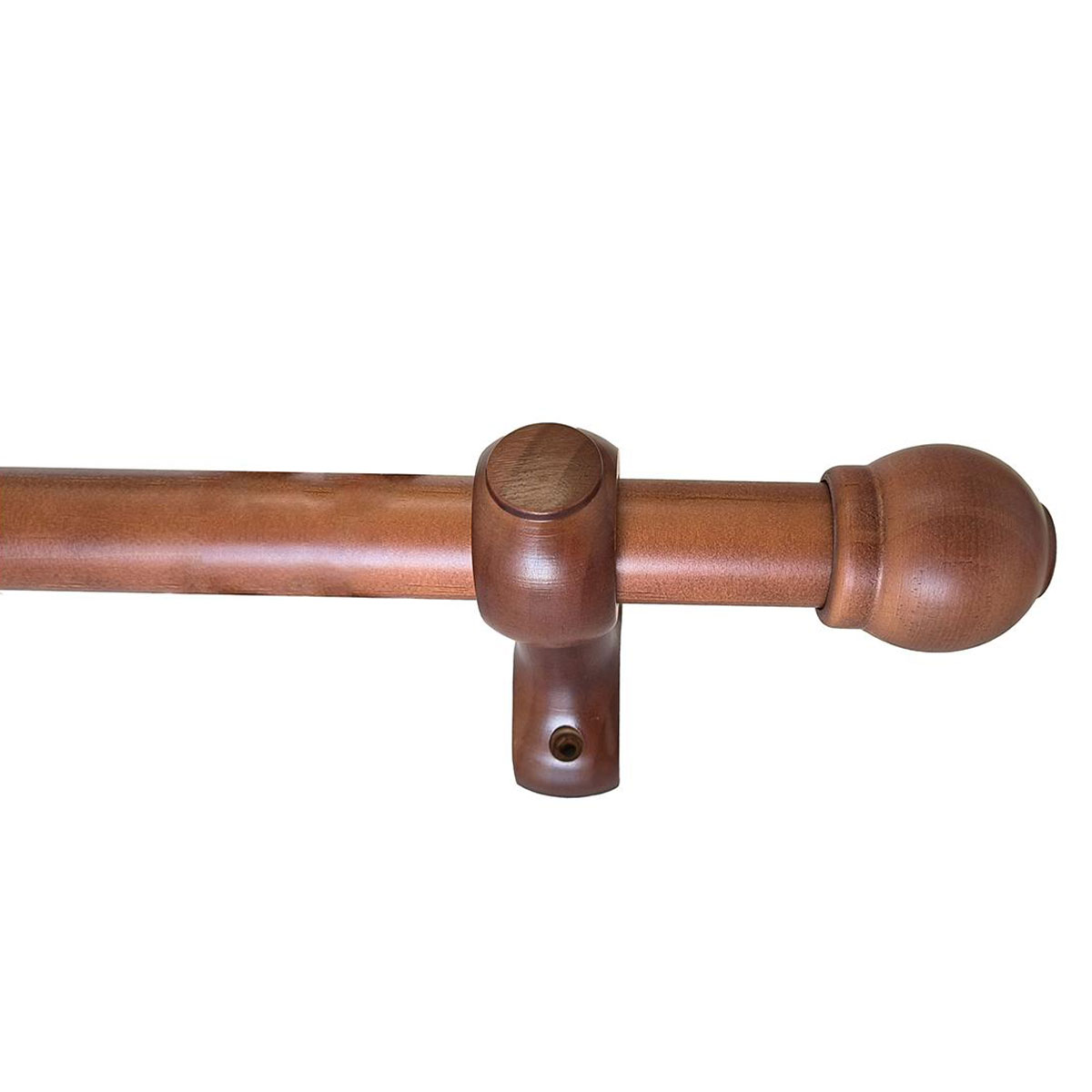 Κουρτινόξυλο Φ28mm Μονό 200cm Με Άκρα Grace Bologna Walnut 99820