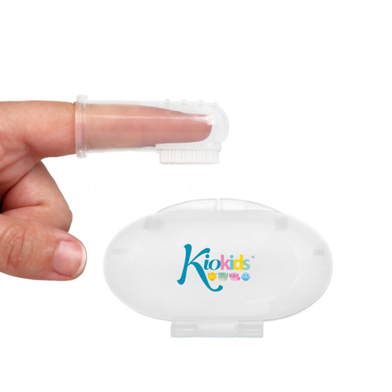 Δαχτυλική Οδοντόβουρτσα Σιλικόνης Kiokids 1621