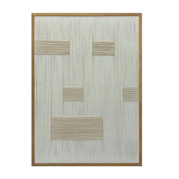 Πίνακας Με Κορνίζα (50x70) Espiel Μπεζ NIM111
