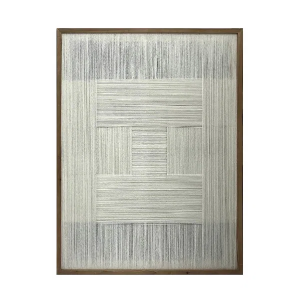 Πίνακας Με Κορνίζα (60x80) Espiel Μπεζ/Γκρι NIM110