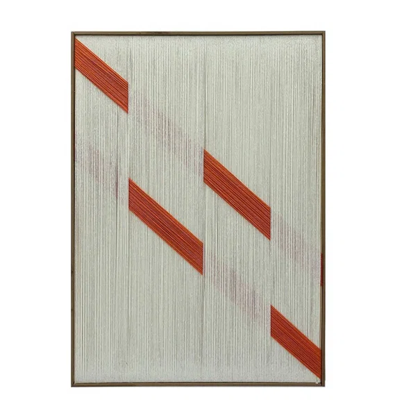 Πίνακας Με Κορνίζα (50x70) Espiel Μπεζ/Κόκκινο NIM105