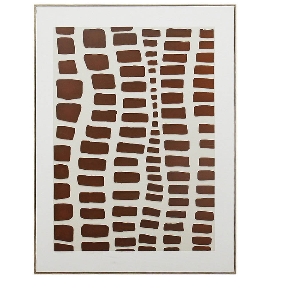 Πίνακας Με Κορνίζα (60x80) Espiel Καφέ FAL321
