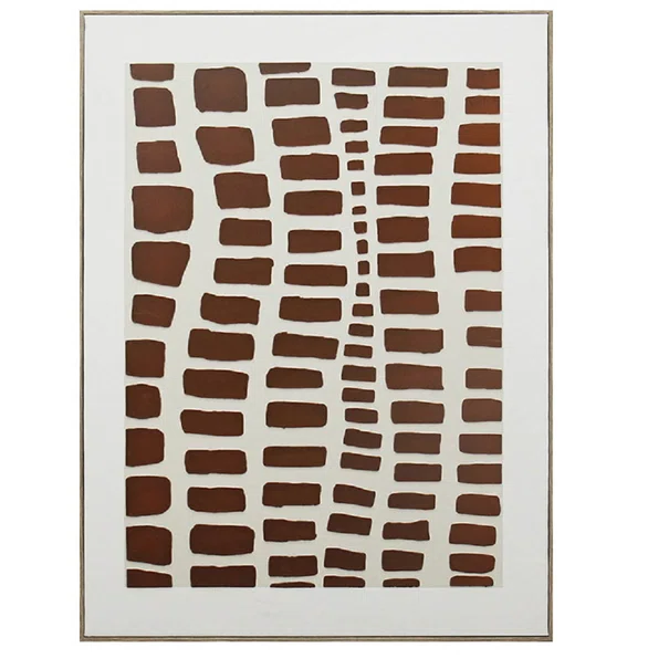 Πίνακας Με Κορνίζα (60x80) Espiel Καφέ FAL321