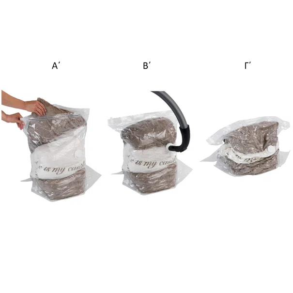 Σακούλα Αποθήκευσης Κενού Αέρος (60x50) Wenko Vacuum Cube S 3792765100