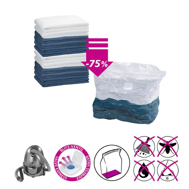 Σακούλα Αποθήκευσης Κενού Αέρος (60x50) Wenko Vacuum Cube S 3792765100