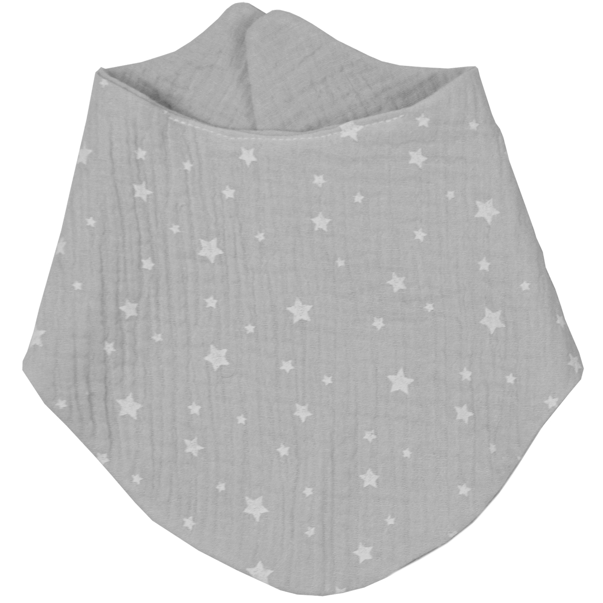 Σαλιάρα-Μπαντάνα Μουσελίνα (22x30) Baby Oliver Muslin Grey 370
