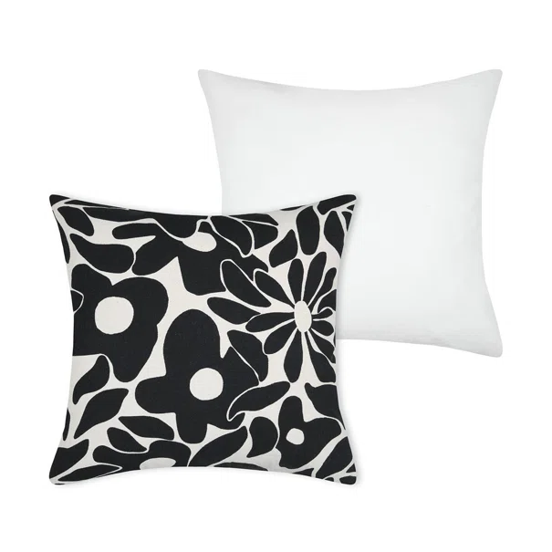 Διακοσμητική Μαξιλαροθήκη 2 Όψεων (40x40) S-F Ziggy Black C0D191001H