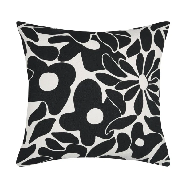 Διακοσμητική Μαξιλαροθήκη 2 Όψεων (40x40) S-F Ziggy Black C0D191001H