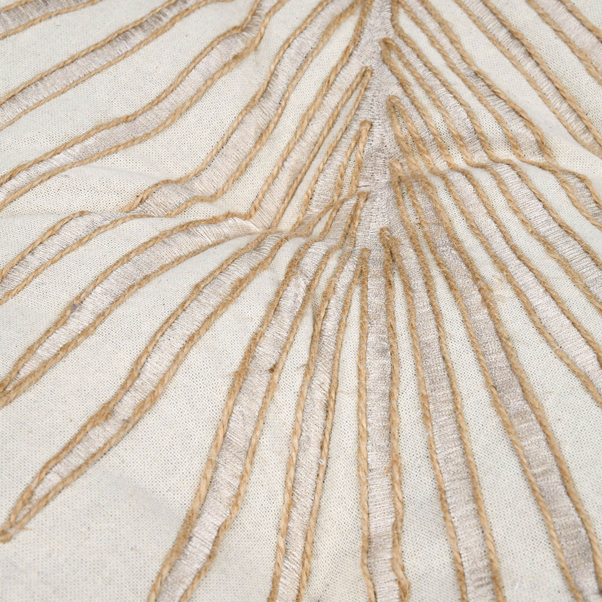 Μαξιλάρα Δαπέδου (45X45X10) S-F Casablanca Natural C5D698003 Λευκά Είδη Σαλονιού Μαξιλάρια Spitishop
