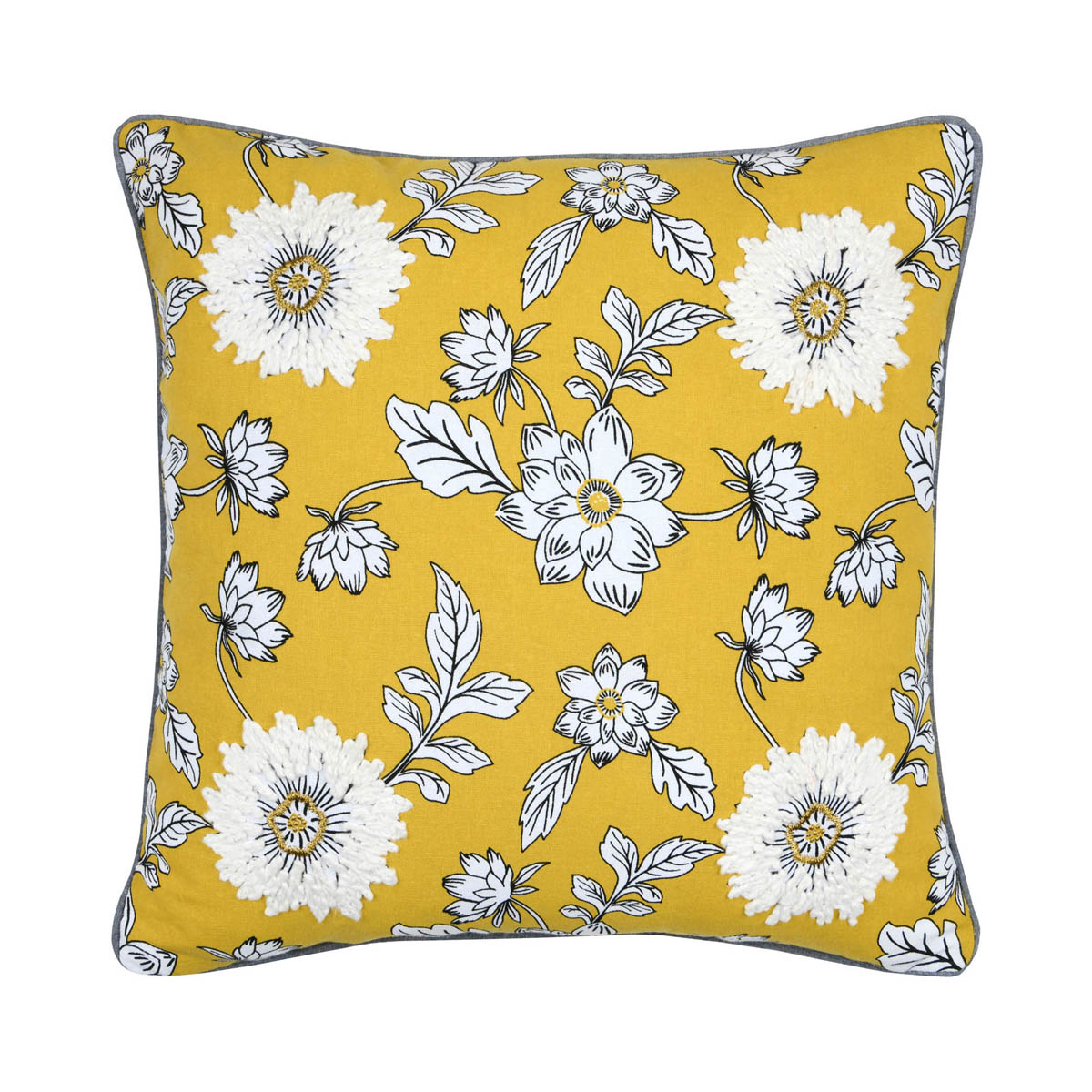 Διακοσμητικό Μαξιλάρι (45x45) S-F Milly Mustard C1D702002