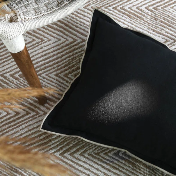 Διακοσμητικό Μαξιλάρι (45x45) S-F Helios Black C2D092006