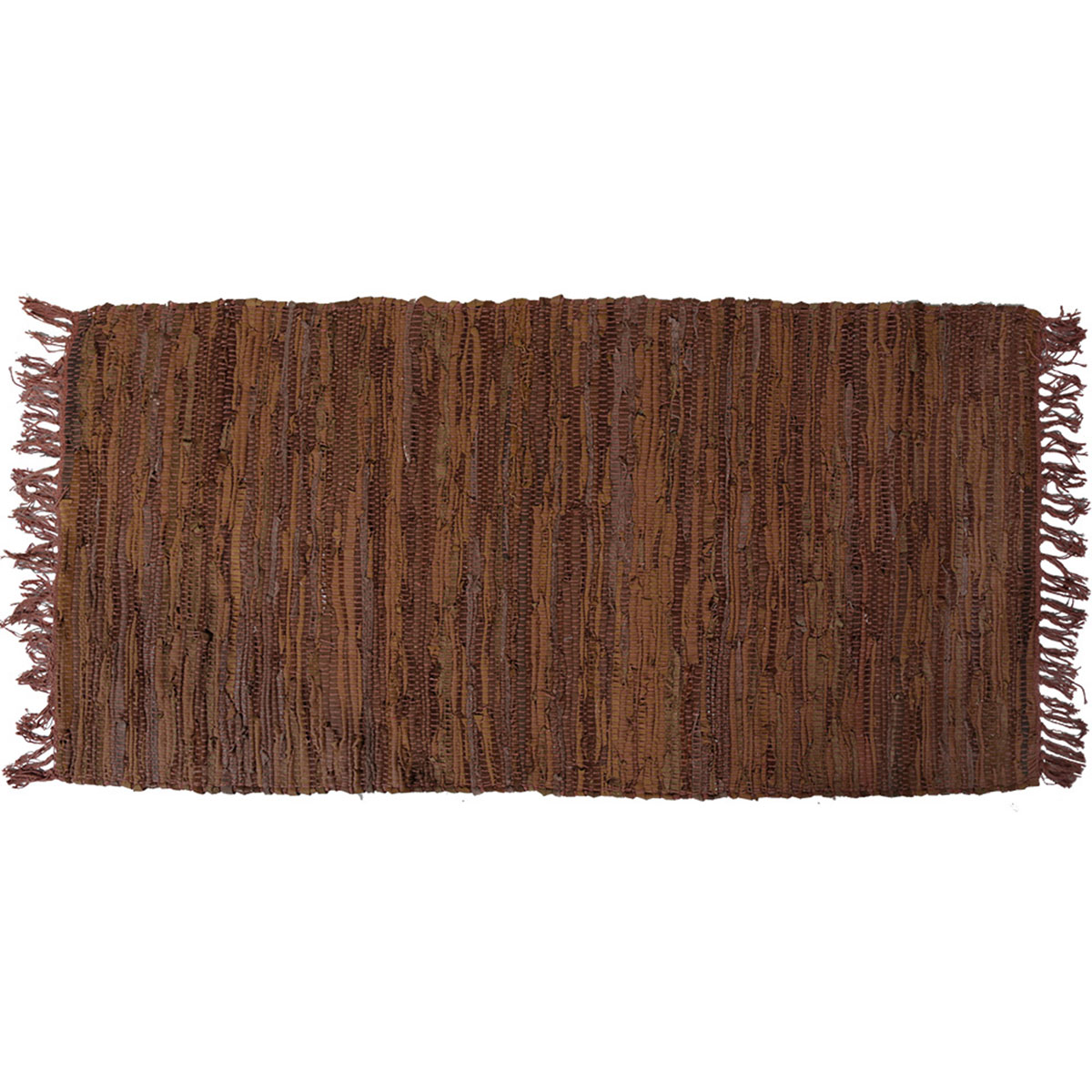 Δερμάτινο Χαλάκι (70x140) San Lorentzo Flat Brown