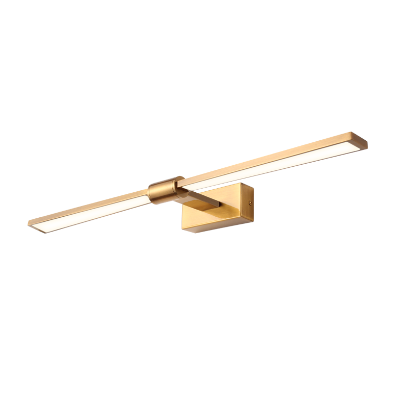 Φωτιστικό Μπάνιου LED Aca Papigion PN1403LEDW61BR Brass