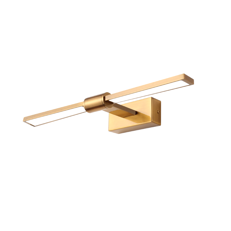 Φωτιστικό Μπάνιου LED Aca Papigion PN1404LEDW41BR Brass