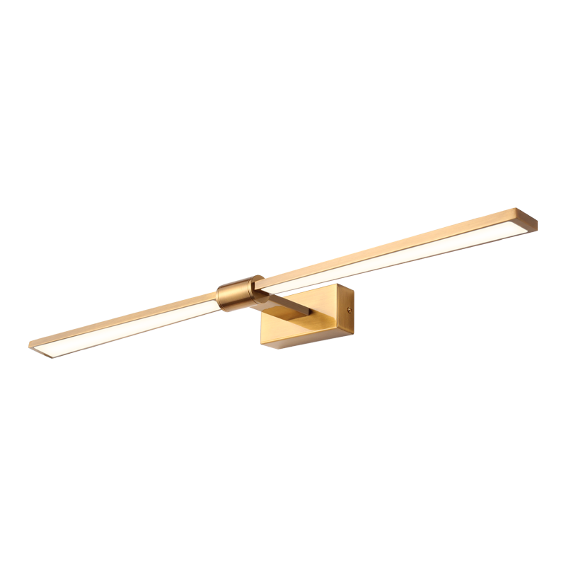 Φωτιστικό Μπάνιου LED Aca Papigion PN1404LEDW81BR Brass