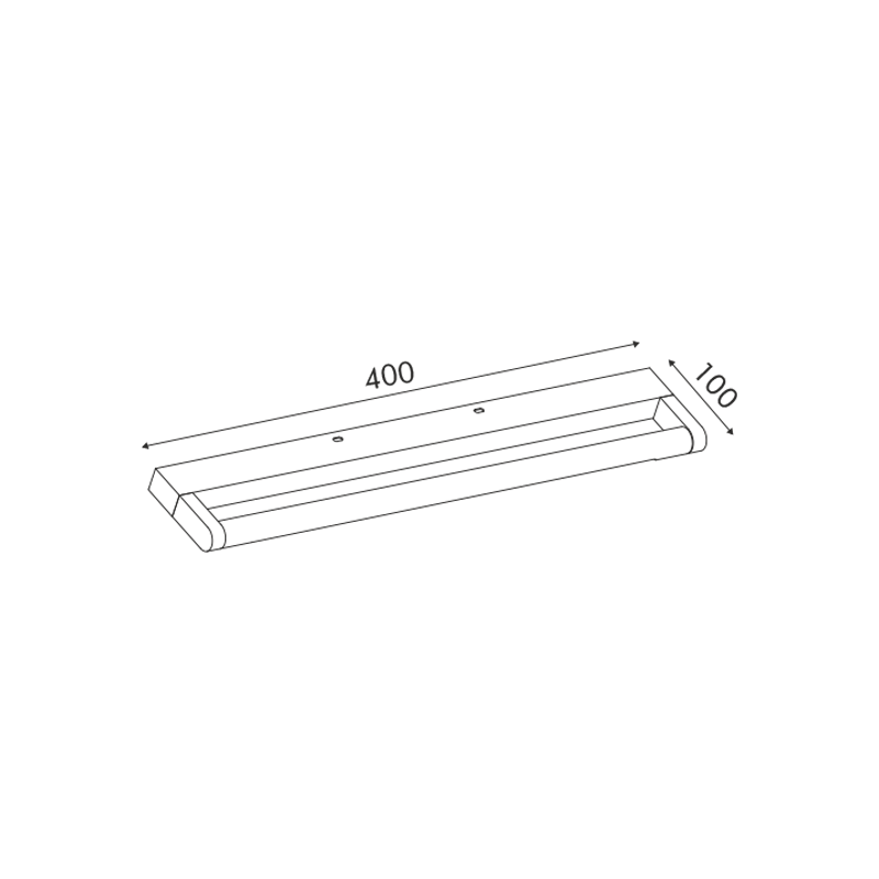 Φωτιστικό Μπάνιου Led Aca Bati Pn2834Led40Bk Black Μπάνιο Φωτιστικά Spitishop