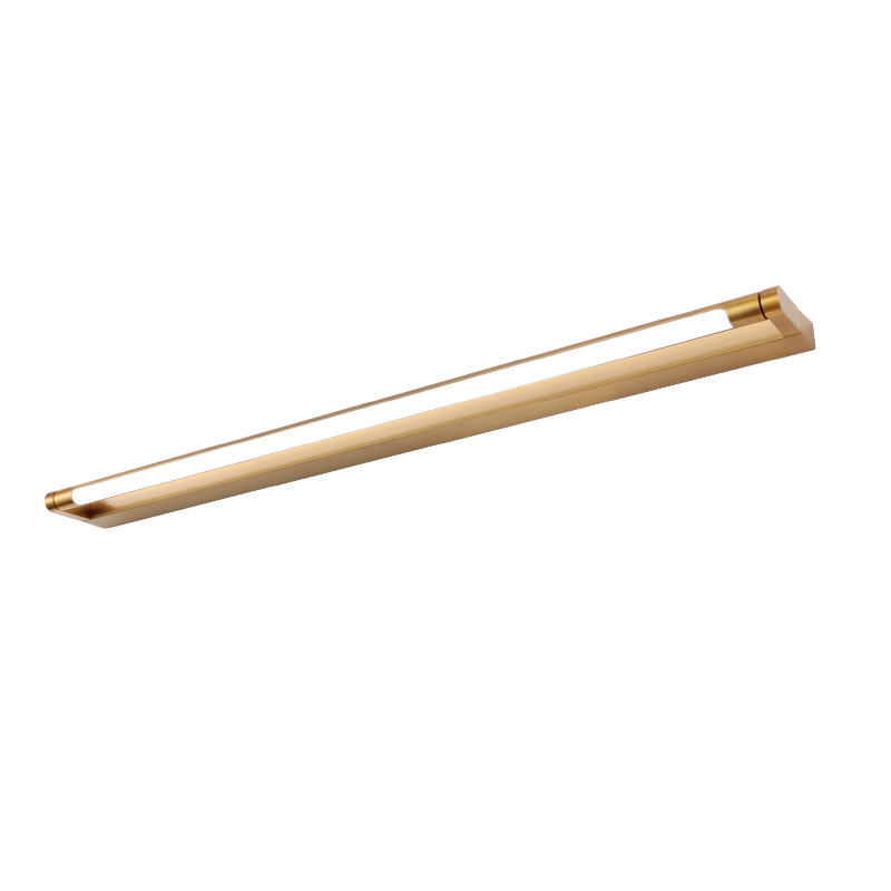 Φωτιστικό Μπάνιου LED Aca Bati PN2834LED81BR Brass