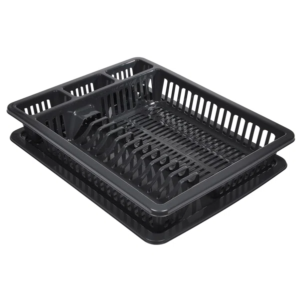 Στραγγιστήρι Πιάτων (45.5x36x7.5) L-C Drainer Anthracite 6PLB643AT