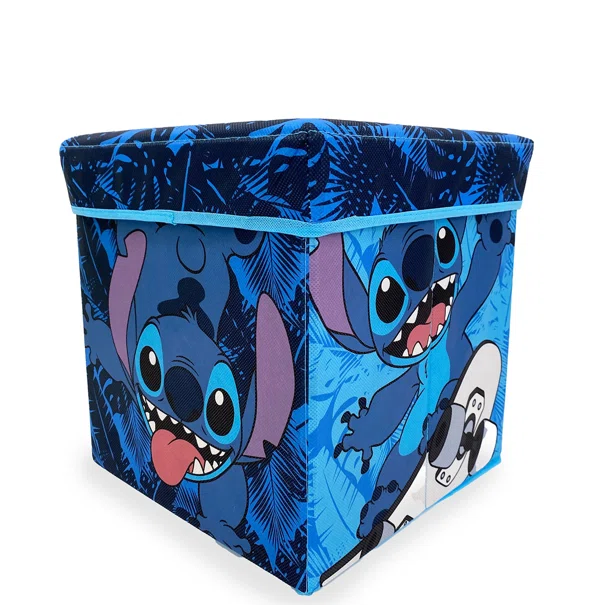 Σκαμπό Με Αποθηκευτικό Χώρο (30X30) Dimcol Lilo & Stitch 06