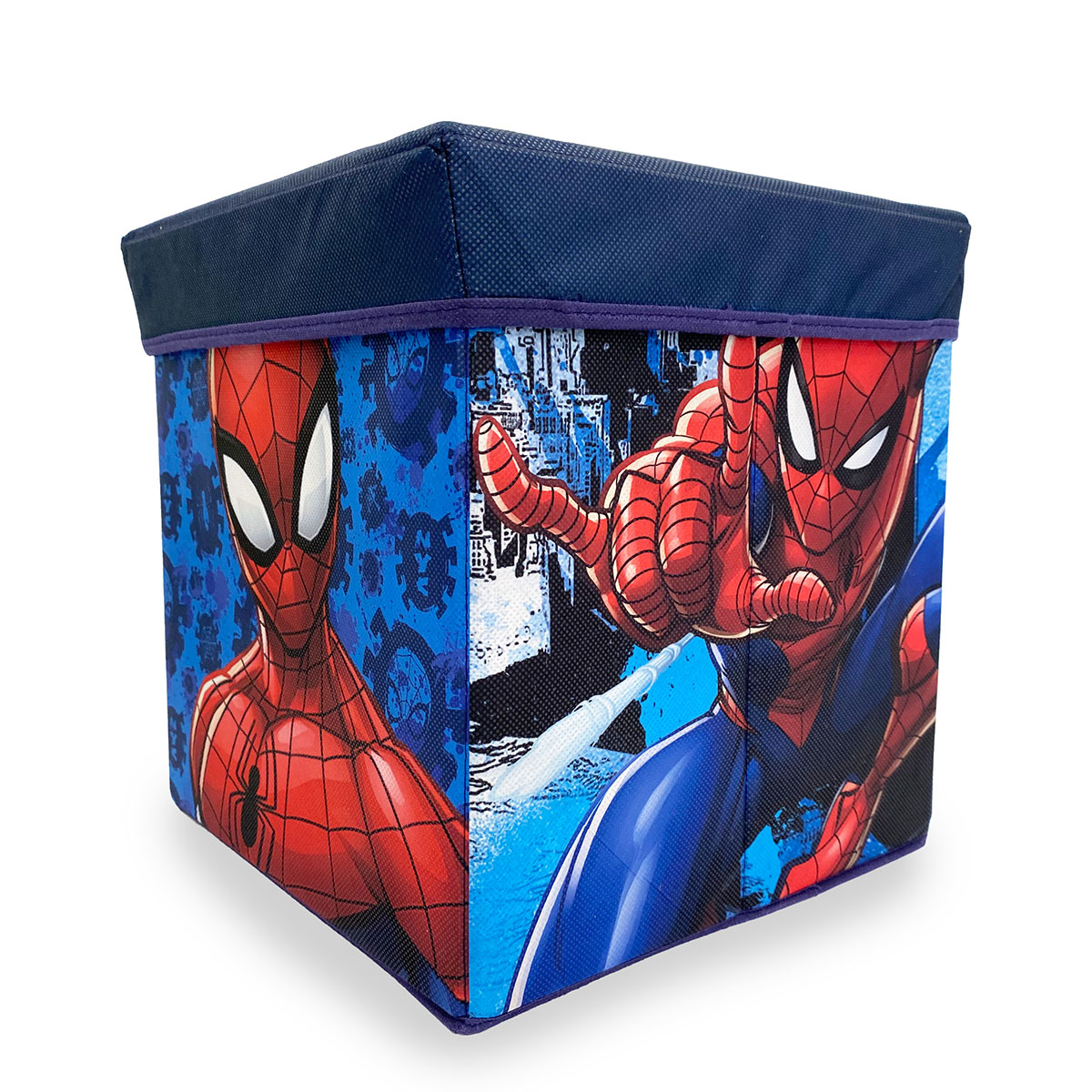 Σκαμπό Με Αποθηκευτικό Χώρο (30X30) Dimcol Spider-Man 09