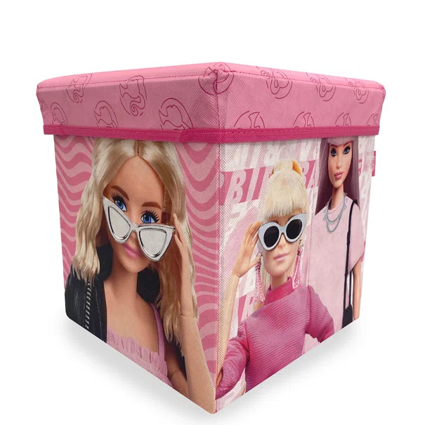 Σκαμπό Με Αποθηκευτικό Χώρο (30X30) Dimcol Barbie 15