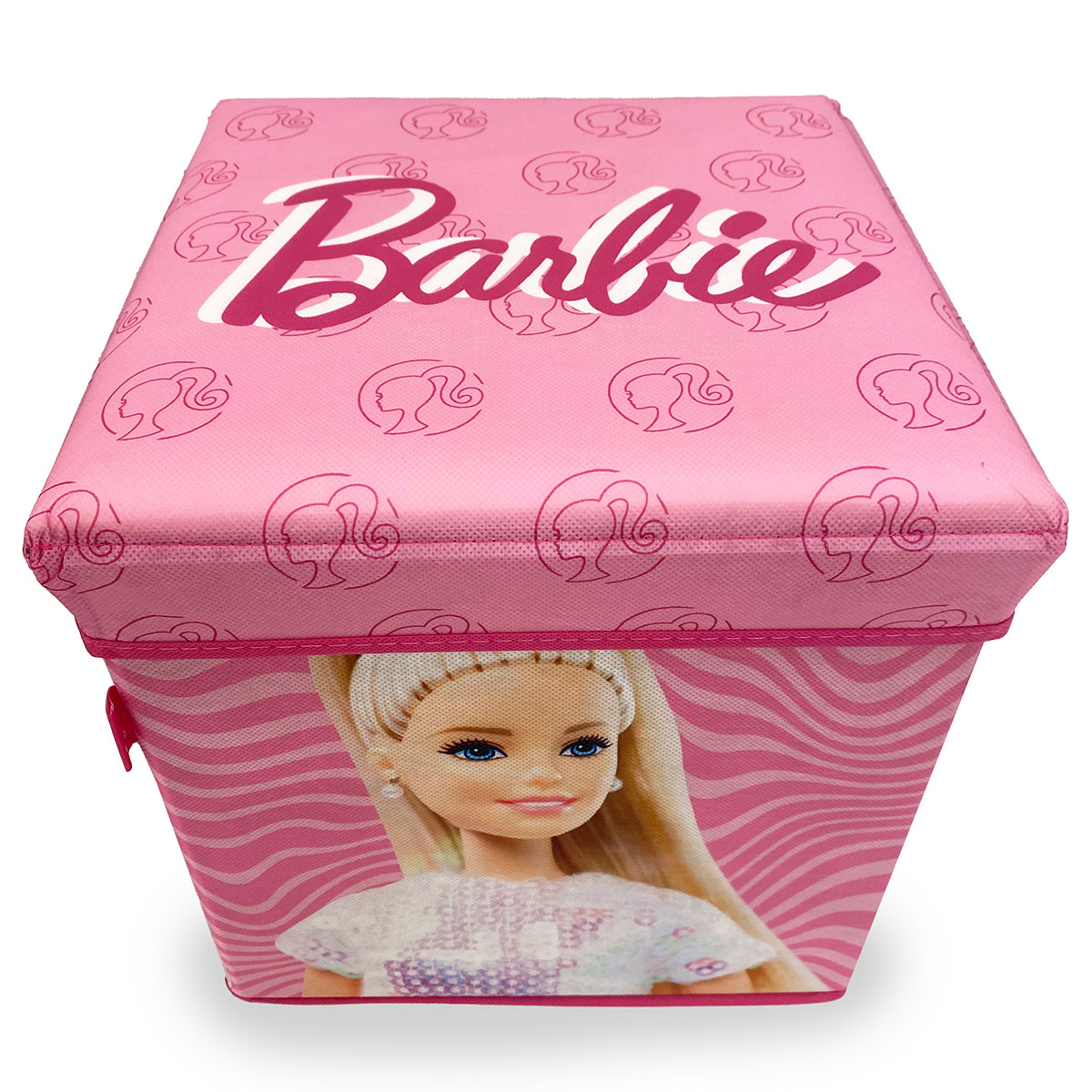 Σκαμπό με Αποθηκευτικό Χώρο (30X30) Dimcol Barbie 15 Παιδικά Βρεφικά & Έπιπλα Παιδικές Καρέκλες-Σκαμπό Spitishop