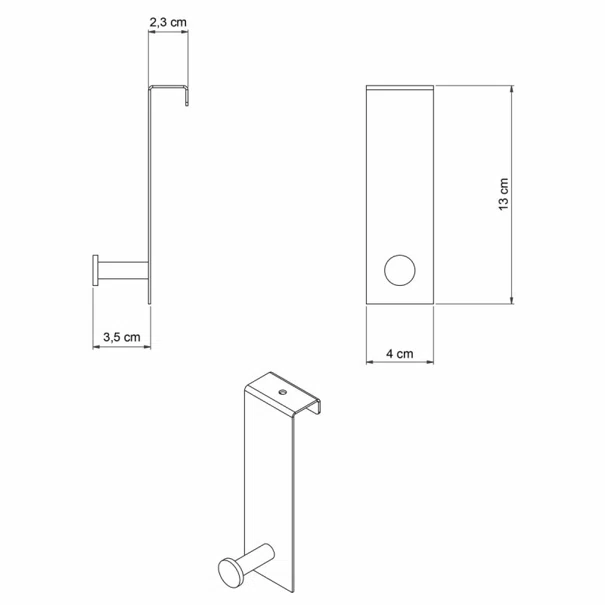 Κρεμαστράκι Πόρτας Grekon 301 Red