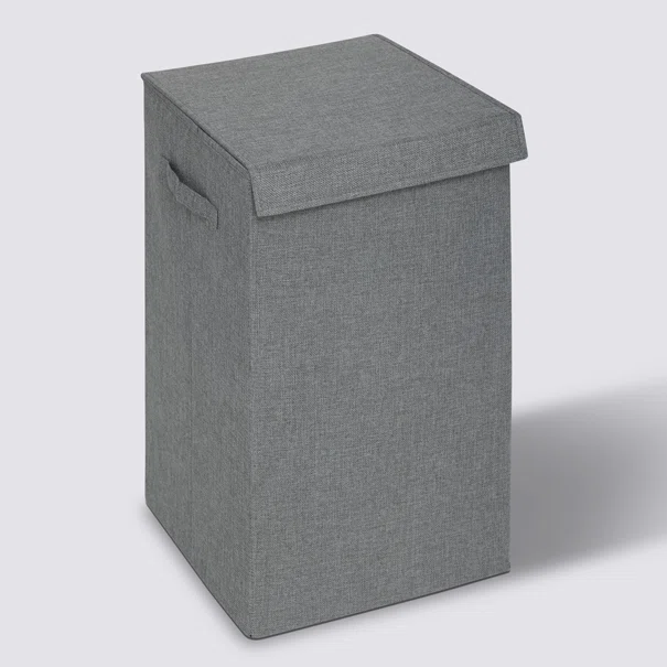 Καλάθι Απλύτων 2 Θέσεων 74Lit (37x36.5x60) F-V Colors Concrete Grey 206923H