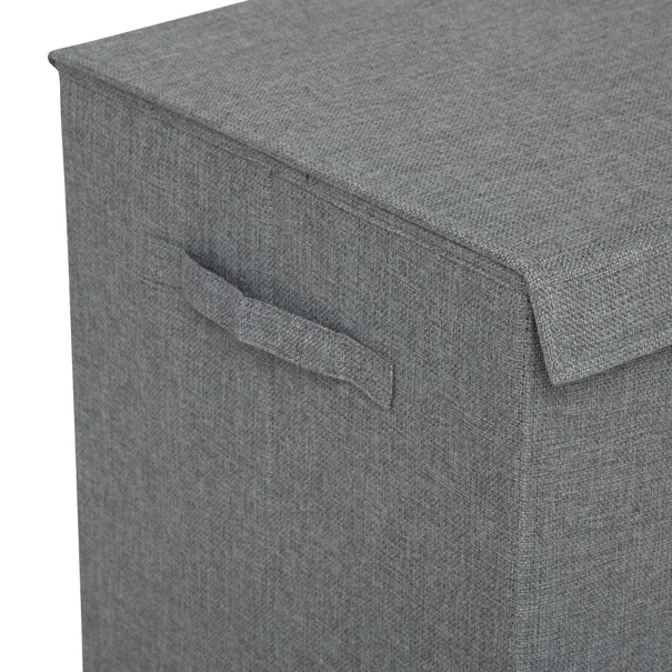 Καλάθι Απλύτων 2 Θέσεων 74Lit (37x36.5x60) F-V Colors Concrete Grey 206923H