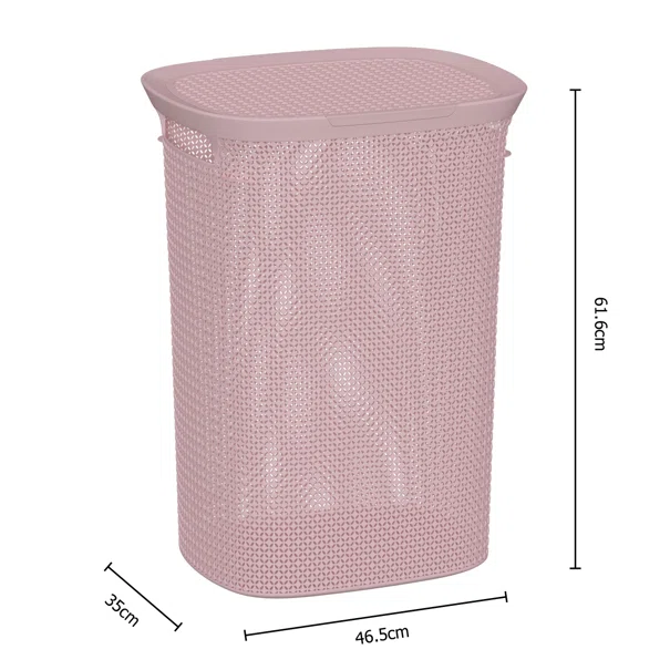 Καλάθι Απλύτων 57Lit (46.5x35x61.6) F-V Scandi Pink 164587A