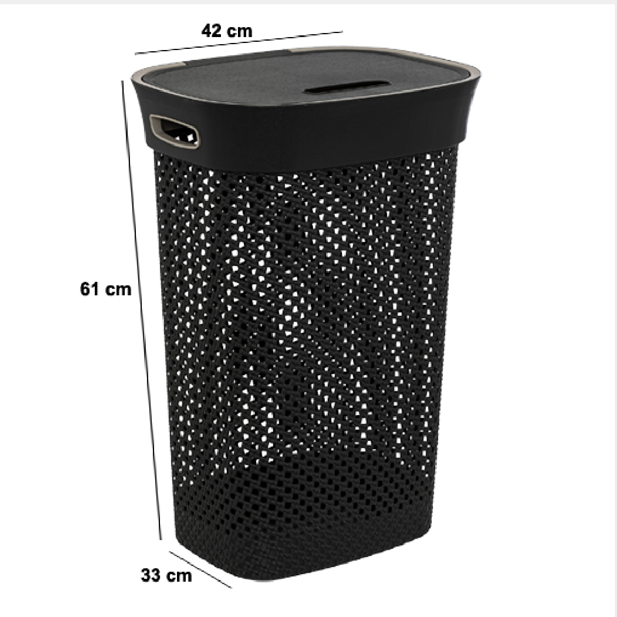 Καλάθι Απλύτων 60Lit (42X33X61) F-V Purl Grey 206738 Όσα Αγαπήσατε Περισσότερο Μόλις Ξαναήρθαν - Είναι Πάλι Εδώ τα Είδη Μπάνιου Που Spitishop