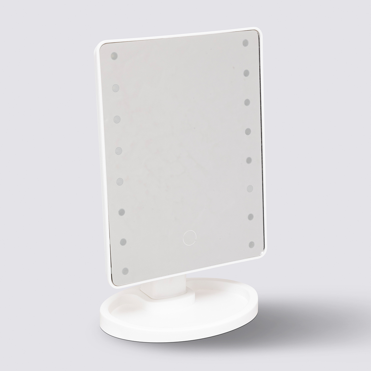 Επιτραπέζιος Καθρέφτης Με Led & Ραφάκι (16.7x11.9x26.1) F-V Mirror 206973