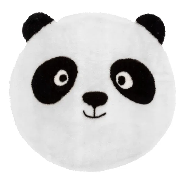 Παιδικό Στρογγυλό Χαλί Γούνινο (Φ100) A-S Panda 205838