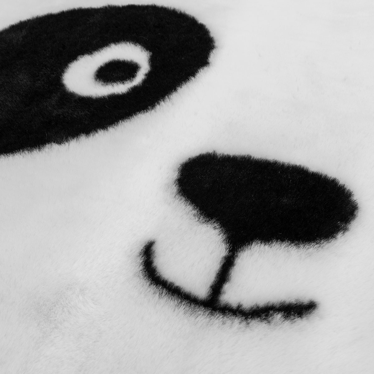 Παιδικό Στρογγυλό Χαλί Γούνινο (Φ100) A-S Panda 205838 Χαλιά Παιδικά για Κορίτσια Spitishop