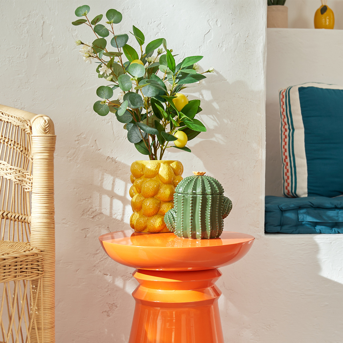 Διακοσμητικό Βάζο (Φ14x18) A-S Lemon Vase 206516