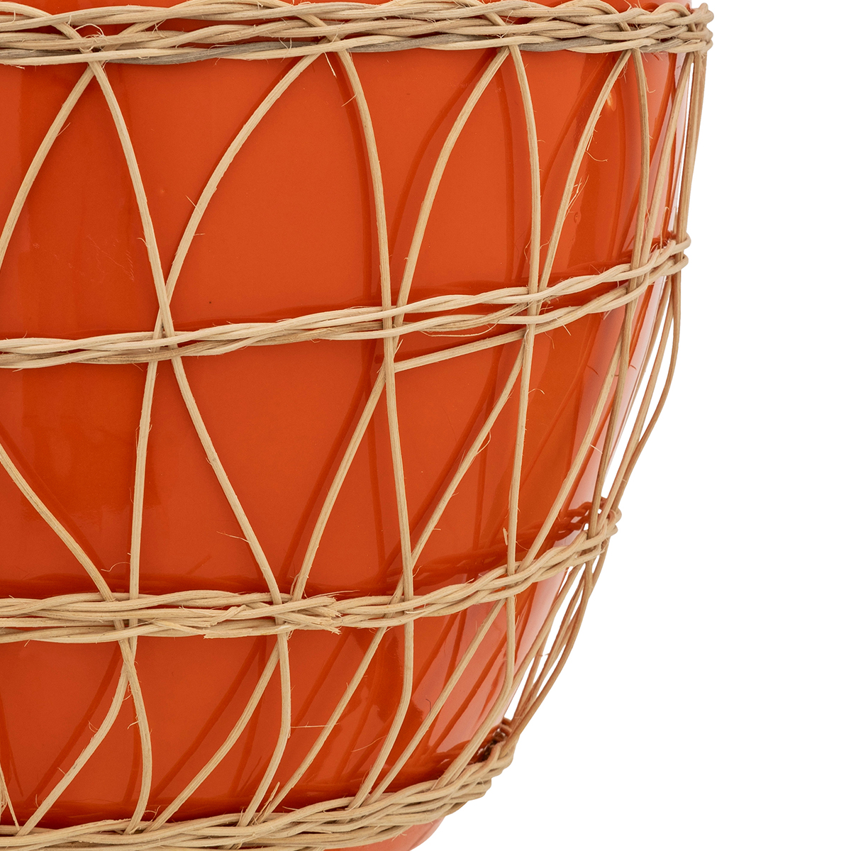 Διακοσμητικό Βάζο (Φ33X33 5) A-S Yucatan 206518 Orange Διακόσμηση Διακοσμητικά Βάζα & Μπουκάλια Κεραμικά Spitishop