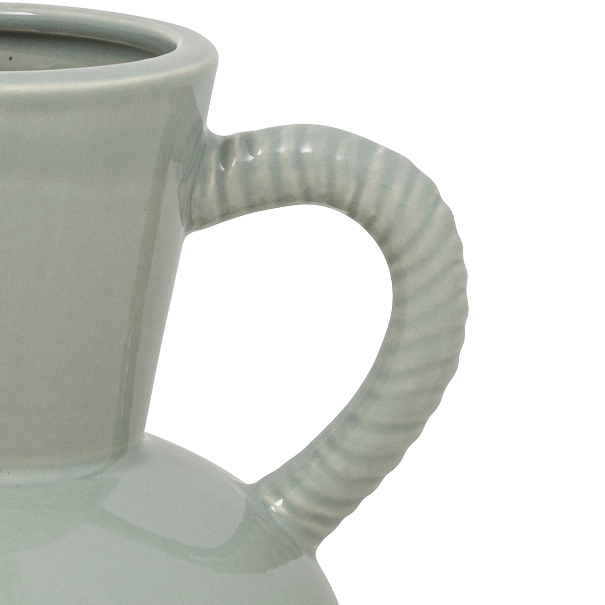 Διακοσμητικό Βάζο (17X13X23 5) A-S Wild Romance 206525 Grey Διακόσμηση Διακοσμητικά Βάζα & Μπουκάλια Κεραμικά Spitishop