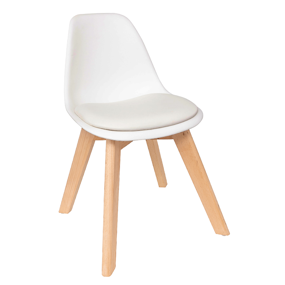 Παιδική Καρέκλα (55x31x38.5) A-S Baya White 205840A