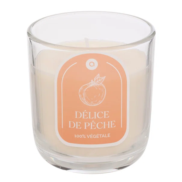 Κερί Αρωματικό 210gr (Φ8.3x9) A-S Floa Peach 207012C