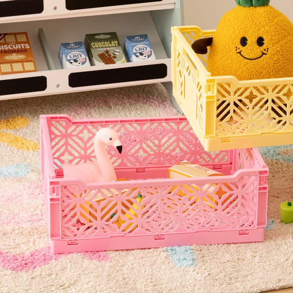 Κουτί Αποθήκευσης (31x20x11.5) A-S Crate Pink 205857B