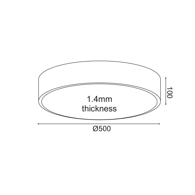 Φωτιστικό Πλαφονιέρα Led 3 Cct Aca Optimus Hm29Ledc50Bkcct Black Φωτιστικά Οροφής Spitishop