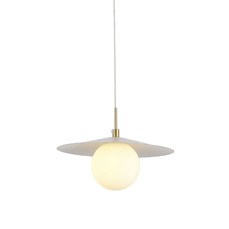 Φωτιστικό Οροφής Μονόφωτο Aca Globie SUH12WH White