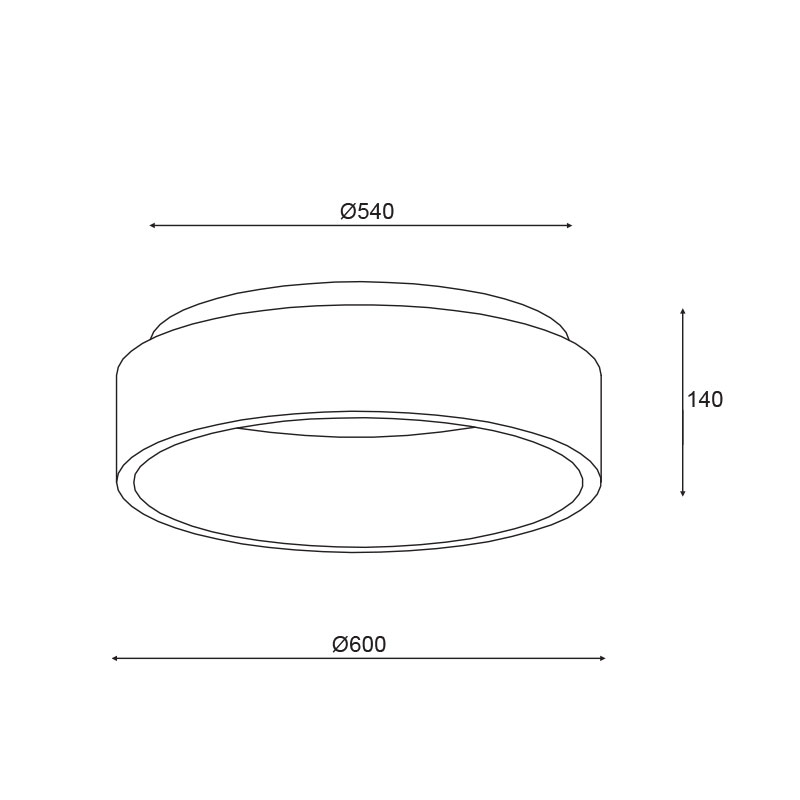 Φωτιστικό Πλαφονιέρα Led 3 Cct Aca Apollo Br81Ledc60Whcct White Φωτιστικά Οροφής Μοντέρνα Spitishop