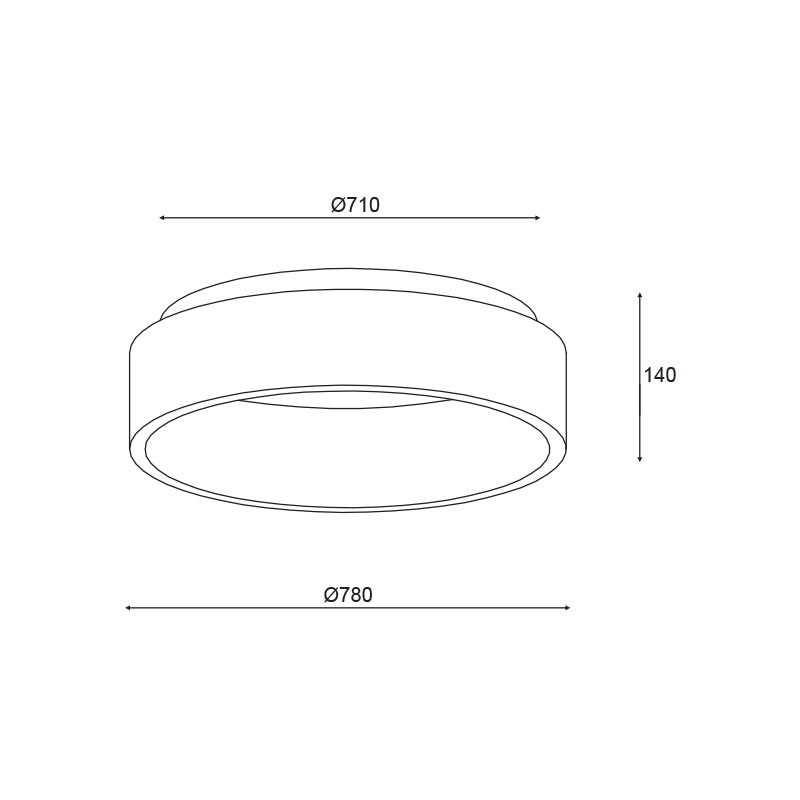 Φωτιστικό Πλαφονιέρα Led 3 Cct Aca Apollo Br81Ledc78Bkcct Black Φωτιστικά Οροφής Μοντέρνα Spitishop