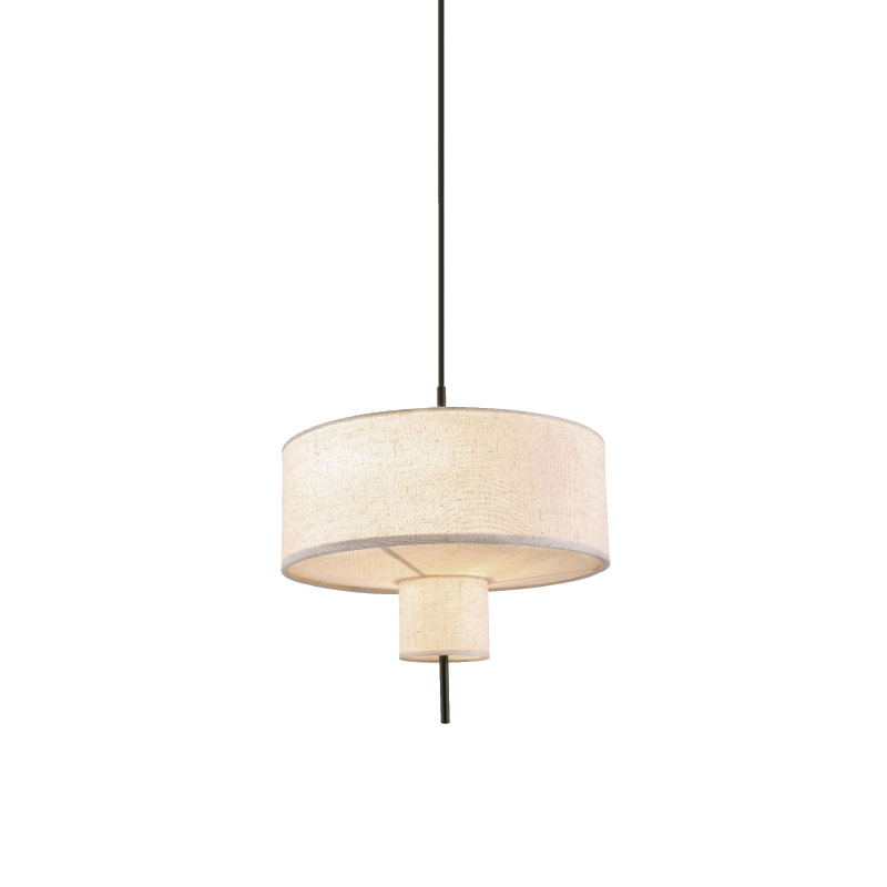 Φωτιστικό Οροφής Δίφωτο Aca Anafi MP240323 Black/Beige