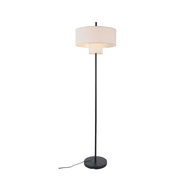 Φωτιστικό Δαπέδου Aca Anafi MF240323 Black/Beige