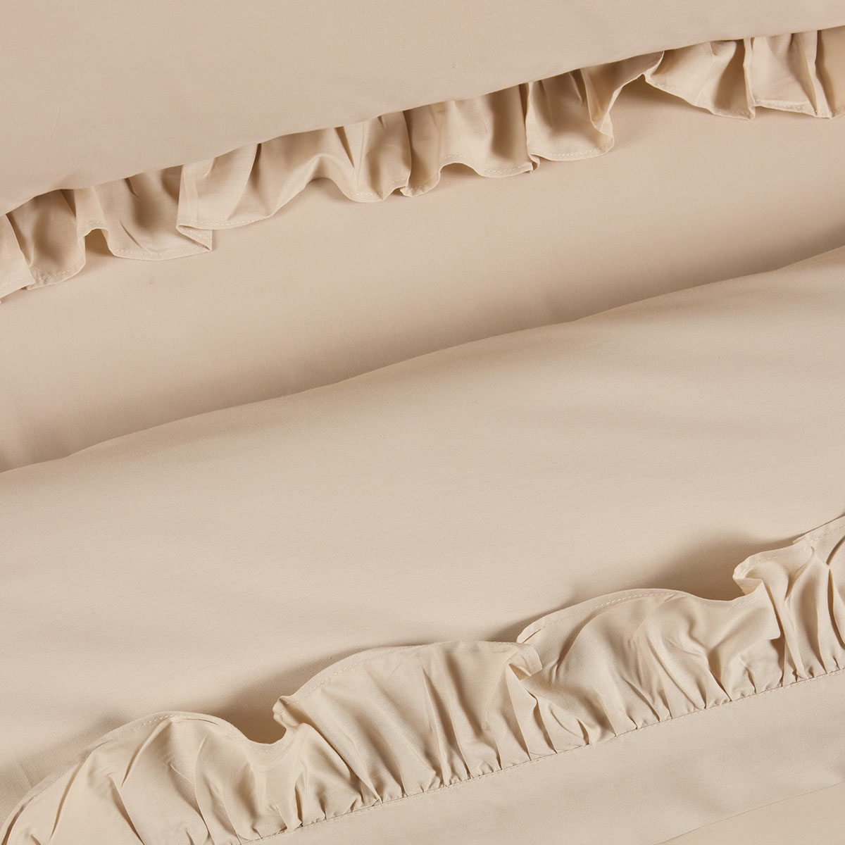 Σεντόνια Υπέρδιπλα (Σετ) Das Home Daily Line 3168 Taupe Λευκά Είδη Κρεβατοκάμαρας Σετ Spitishop